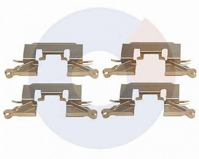 CARRAB BRAKE PARTS 2383 -  Комплектующие, колодки дискового тормоза